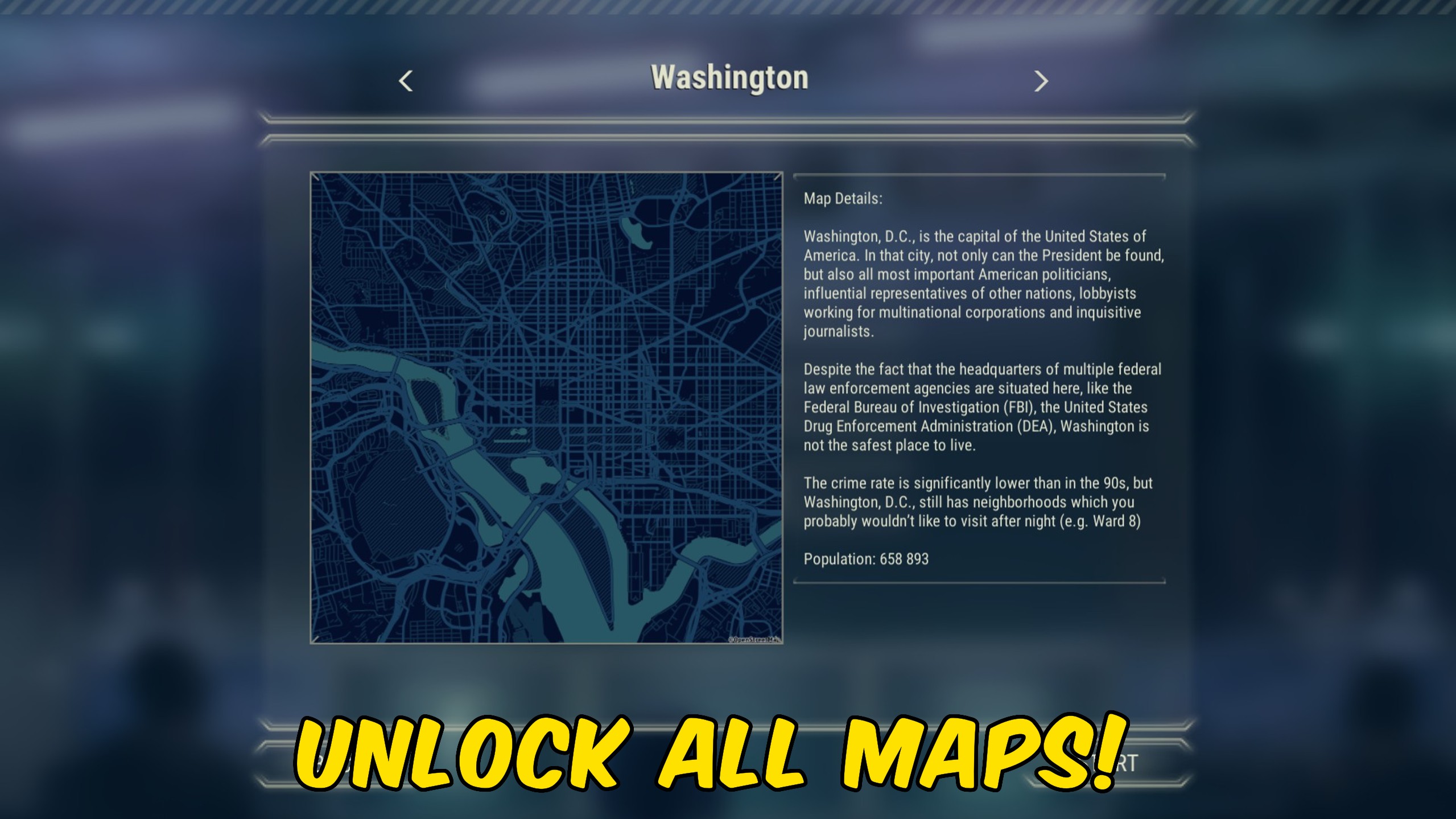 911 Operator — Unlock All Maps